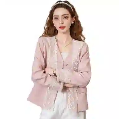 法文箱子 长袖通勤休闲夹克外套 女款