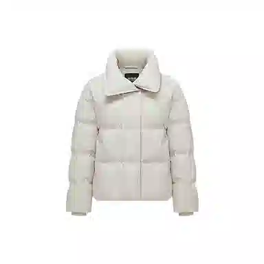 波司登 鹅绒立领短款厚款纯色面包服羽绒服 女款