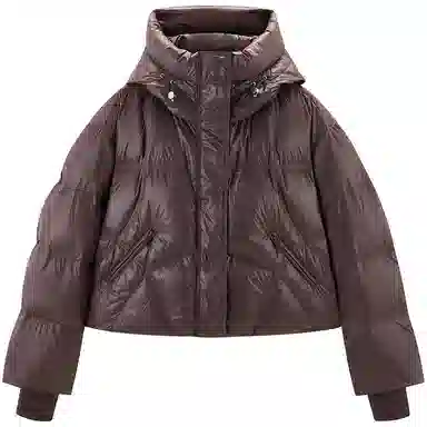 Peacebird Puff Down Jacket Brown