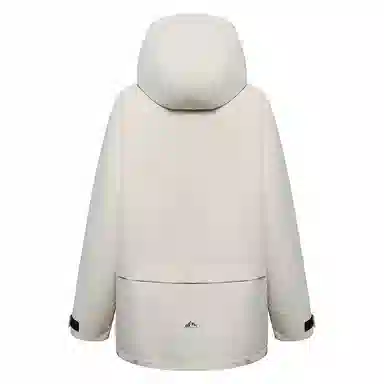 鸭鸭 可拆卸内胆三合一三防连帽纯色长袖羽绒服 女款