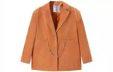 太平鸟女装 灯芯绒西装外套 女款