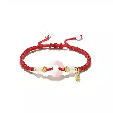 【锁住平安，扣住幸福】 饰伴 新中式转运国风开运顺遂编织绳 好运 合金 手绳 男女同款情侣款