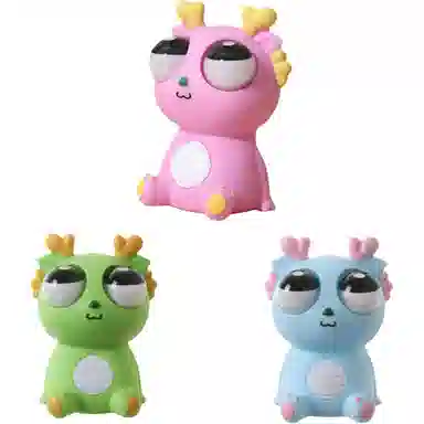 柔尔熊 爆眼龙捏捏乐 可爱卡通解压 玩具