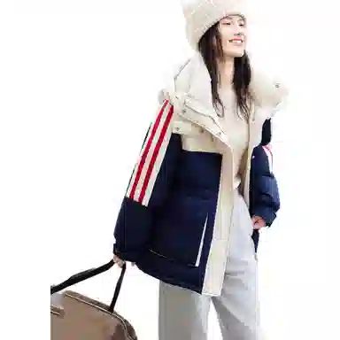 【dme】 生物气凝胶系列 鸭绒休闲立领短款羽绒服 女款