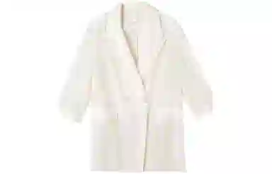 【dme】 纯色一粒扣七分袖西装 女款