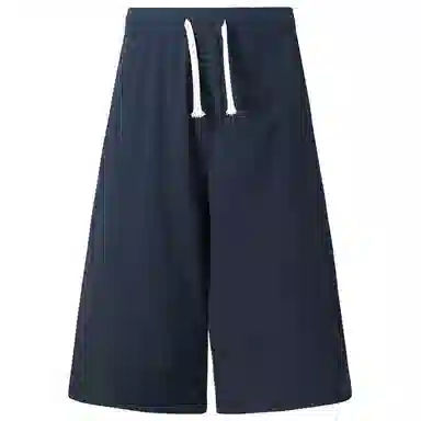 加菲猫家族 冰丝凉感速干轻薄透气简约纯色基础款七分过膝柔软舒适百搭日常时尚通勤宽松户外运动跑步健身休闲短裤 男女同款