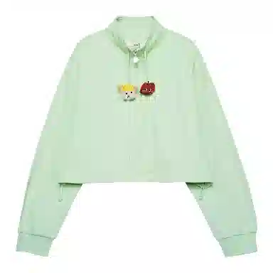 木果果木 立领宽松落肩截短外套 女款