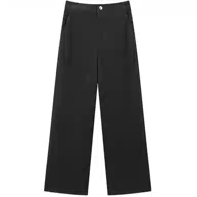 太平鸟 纯色高腰直筒保暖休闲裤 女款