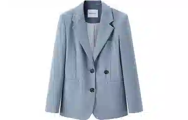 太平鸟 学院风西装 女款 蓝色