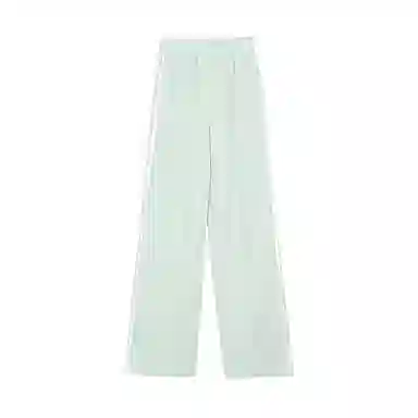 美特斯邦威 纯色高腰直筒休闲裤 女款