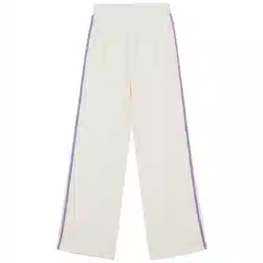 美特斯邦威 纯色高腰直筒休闲裤 女款