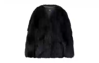 Coco Limited Saga Fox Fur V-Neck Coat