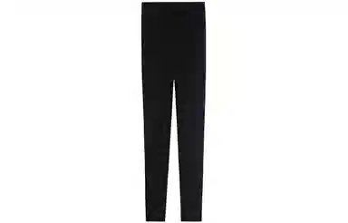 SAINT LAURENT FW21 Velvet Leggings Black