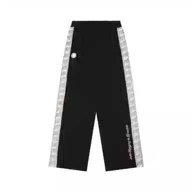 Aape Wide Leg Pants Black