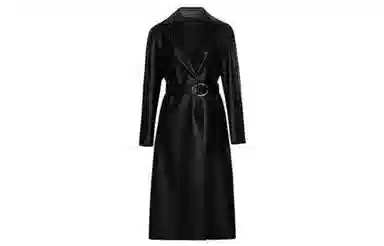 美洋 休闲撞色线条风衣 女款