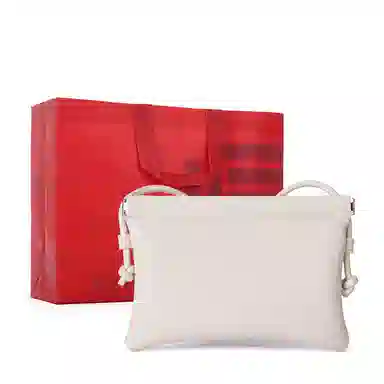 都宝路 简约百搭实用轻便软面收纳钥匙卡包零钱包数据线 合成革 手机包 小号 女款 黄色/米白/黑色/粉红