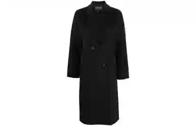 Emporio Armani FW21 Black Coat