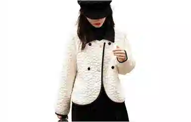 【dme】 气质微宽松轻便显瘦双排扣棉服 女款