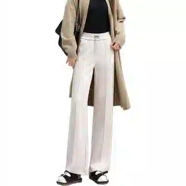 【dme】 纯色阔腿简约舒适休闲裤 女款 杏色