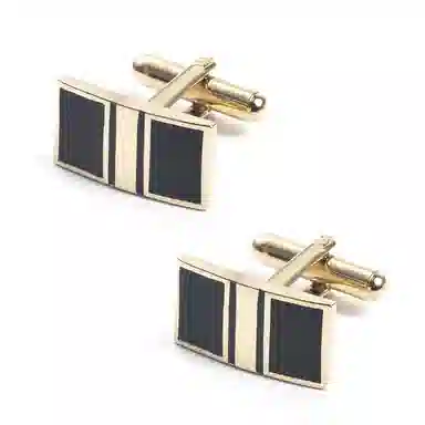 山一丸 精品烤漆珐琅镀金法式衬衫 铜 袖扣 男款