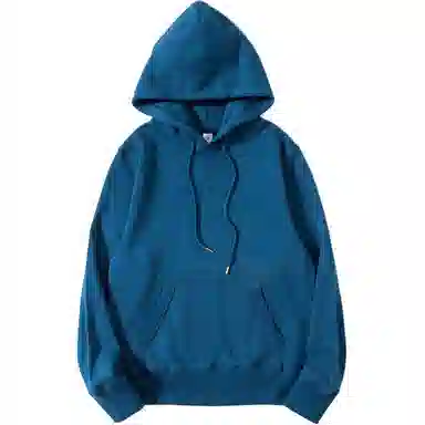 重磅基础 纯色连帽宽松套头落肩长袖卫衣 女款