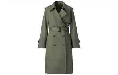 UNIQLO SS24 Olive Trench Coat