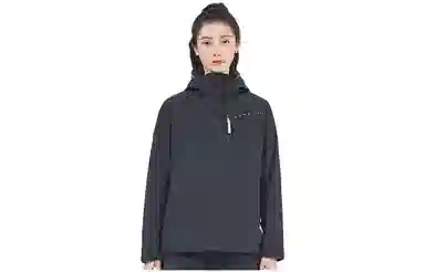 探路者 纯色拉链连帽运动三合一冲锋衣 女款