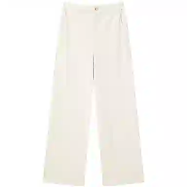 太平鸟 纯色高腰直筒保暖休闲裤 女款