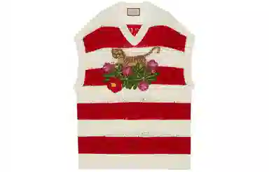 Gucci SS22 Wool Vest Red