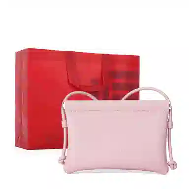 都宝路 简约百搭实用轻便软面收纳钥匙卡包零钱包数据线 合成革 手机包 小号 女款 黄色/米白/黑色/粉红