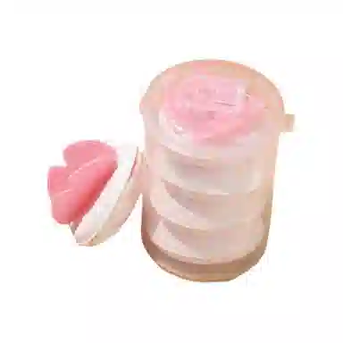 计轩  蝴蝶粉扑 打底定妆 可爱便携式干湿两用