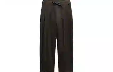 ZARA ZW Series Drawstring Pleated Trousers