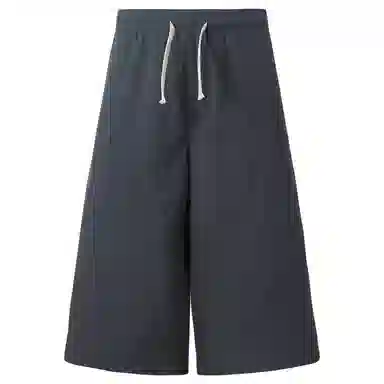 加菲猫家族 冰丝凉感速干轻薄透气简约纯色基础款七分过膝柔软舒适百搭日常时尚通勤宽松户外运动跑步健身休闲短裤 男女同款