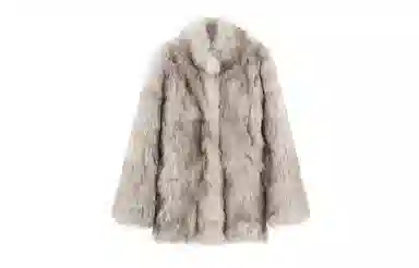 COCO LIMITED Fox Fur Coat Long