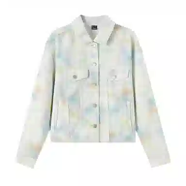 森马 满印宽松牛仔外套 女款