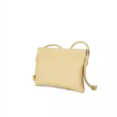 都宝路 简约百搭实用轻便软面收纳钥匙卡包零钱包数据线 合成革 手机包 小号 女款 黄色/米白/黑色/粉红