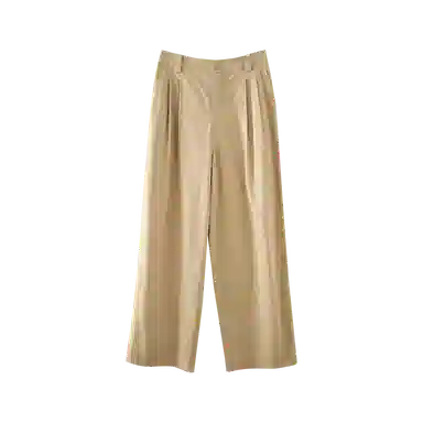 娅丽达 通勤简约中腰阔腿休闲裤 女款