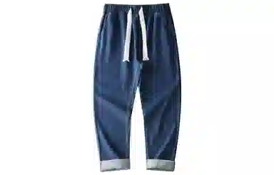 加菲猫家族 美式复古水洗做旧宽松潮牌牛仔裤 男女同款