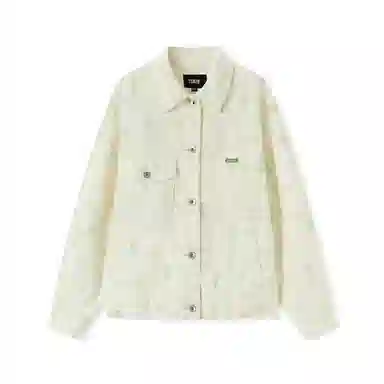 森马 满印宽松牛仔外套 女款