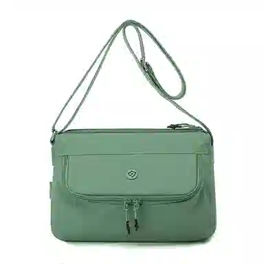 捷朗仕 防泼水多层多口袋设计感时尚休闲通勤 尼龙 斜挎包 男女同款情侣款 多色