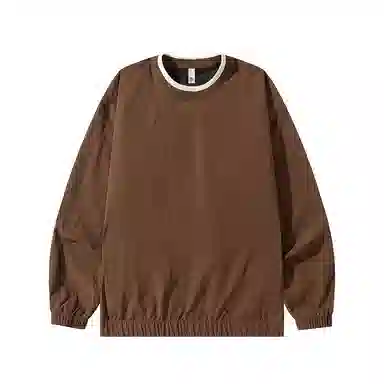 曲韩 打底衫潮流拼接上衣服长袖卫衣 男女同款