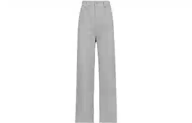 美洋 纯色高腰直筒九分休闲裤 女款