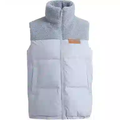 鸭鸭 纯色时尚休闲立领无袖羽绒马甲 女款