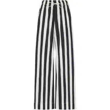 MOCO x SUNNEI Striped Wide-Leg Pants