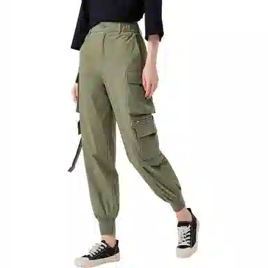 森马 聚中腰合身休闲裤 女款