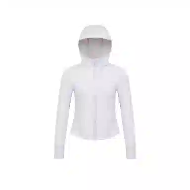 探路者 夏款修身连帽舒适简约外套骑行服瑜伽服 超轻透气速干防紫外线防晒服 女款