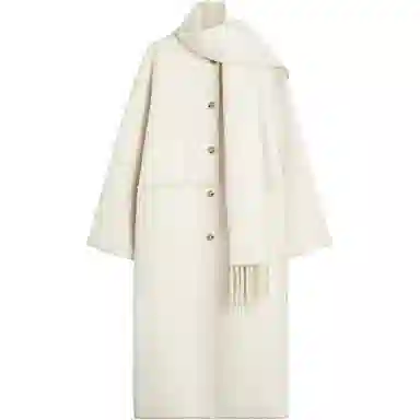TOTEME Long Coat Ivory