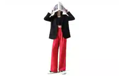 【dme】 纯色直筒宽松休闲裤 女款