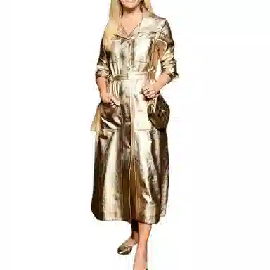 CHANEL 21K Diamond Button Coat