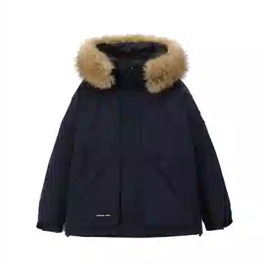 玉儿恋 韩系小众设计感加厚派克服连帽棉服 女款